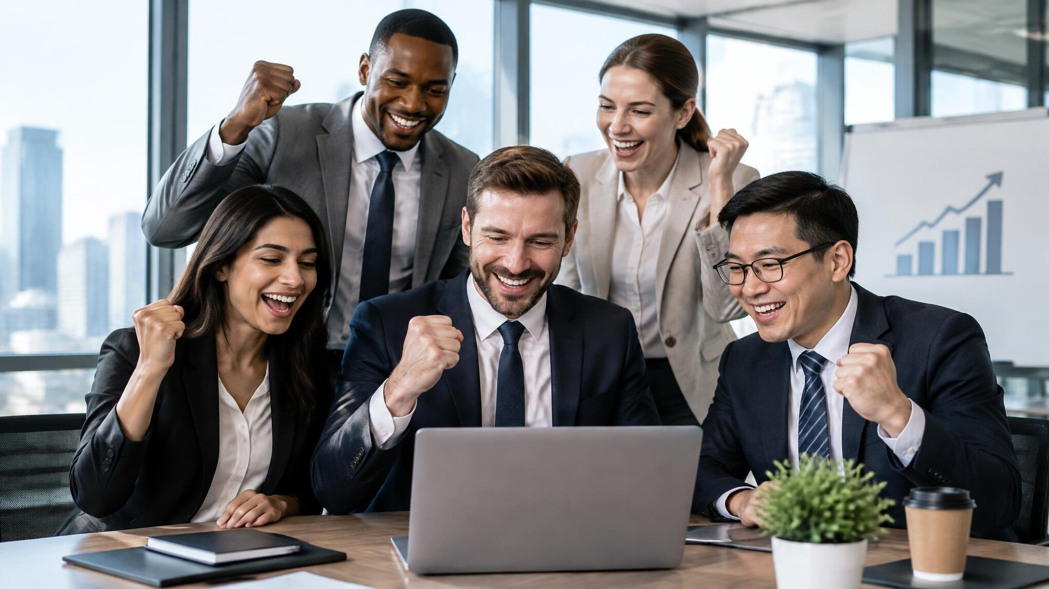 successful business team