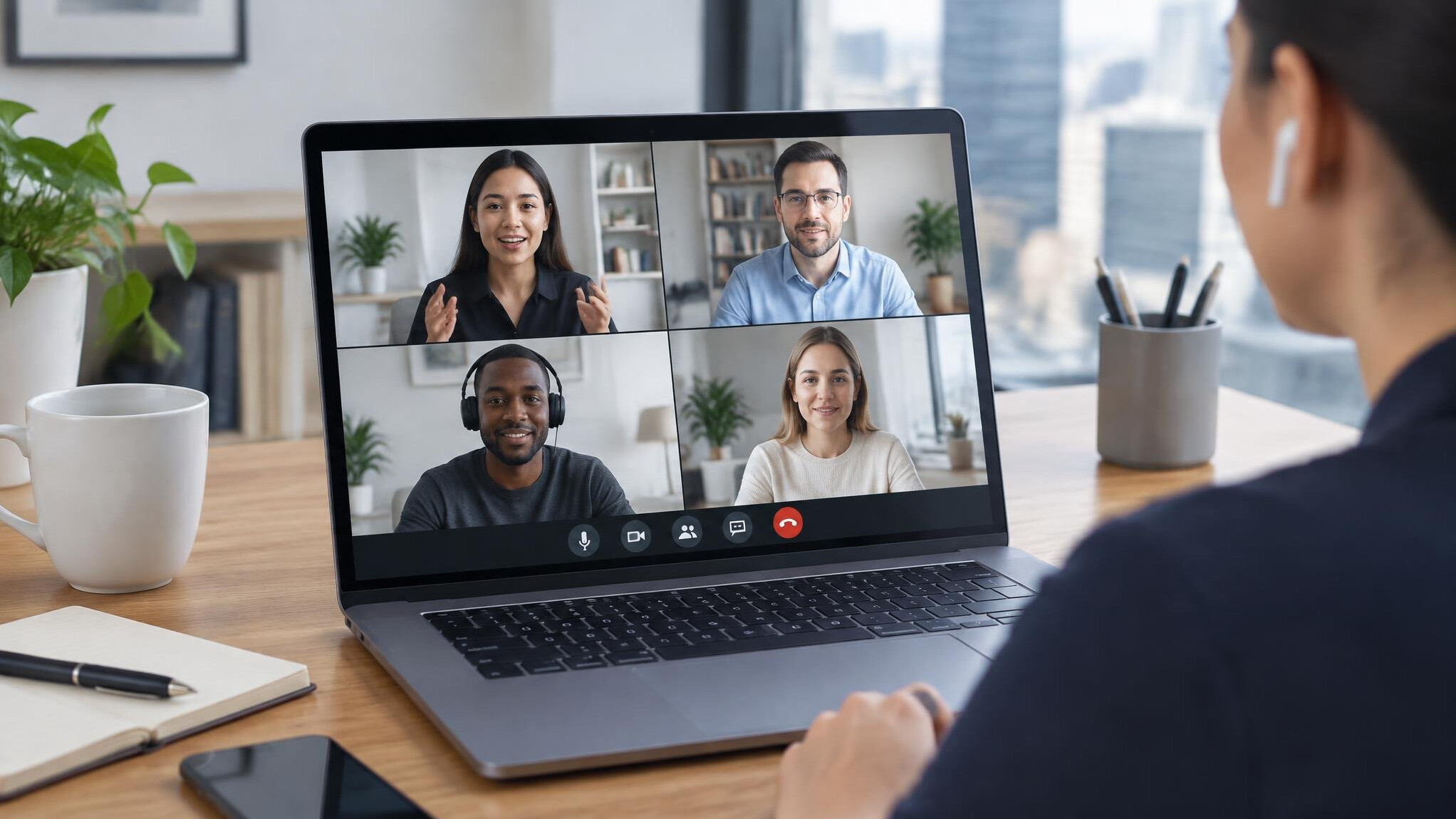 team video conference call